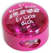 Anspitzer "Er kennt dich" - pink/lila Anspitzer "Er kennt dich" - pink/lila