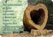 Älter werden bedeutet,- Postkarte Älter werden bedeutet,- Postkarte