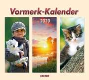 Vormerk-Kalender 2020 mit Sinnsprüchen Vormerk-Kalender 2020 mit Sinnsprüchen