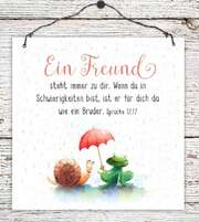 Holzschild klein - Ein Freund Holzschild klein - Ein Freund