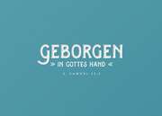 Craft Card - Geborgen Craft Card - Geborgen