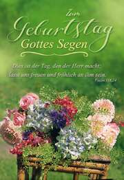 Faltkarte - Geburtstag Ps. 118,24 Faltkarte - Geburtstag Ps. 118,24