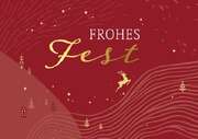 Faltkarte - Frohes Fest Faltkarte - Frohes Fest