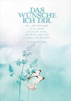 Faltkarte "Das wünsche ich dir" Faltkarte "Das wünsche ich dir"