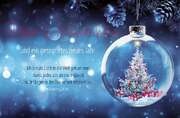 Faltkarte "Frohe Weihnachten" - Johannes 12,46 Faltkarte "Frohe Weihnachten" - Johannes 12,46