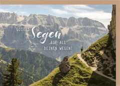 Faltkarte "Gottes Segen" - Wanderweg