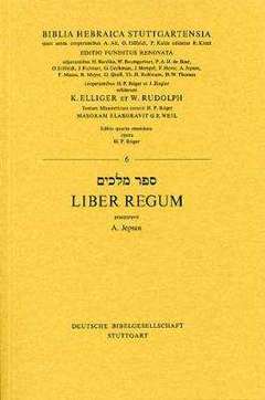 Biblia Hebraica Liber Regum
