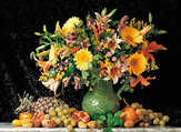 Silvestris - Faltkarten Blumensträusse, 5 Stück Faltkarten Blumensträusse, 5 Stück