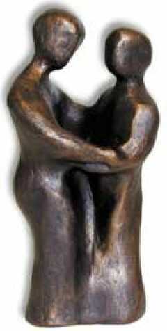 Bronzefigur "Miteinander"