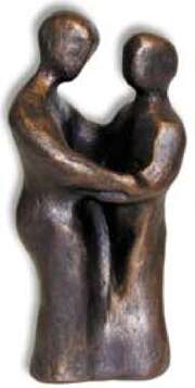 Bronzefigur "Miteinander" Bronzefigur "Miteinander"