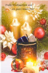 Faltkärtchen zu Weihnachten - 5 Stück Faltkärtchen zu Weihnachten - 5 Stück