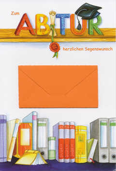 Faltkarten Abitur- 5 Stück Faltkarten Abitur- 5 Stück