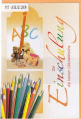 Faltkarten Schulanfang - 5 Stück Faltkarten Schulanfang - 5 Stück