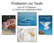 Postkartenserie Taufe, 12 Stück Postkartenserie Taufe, 12 Stück