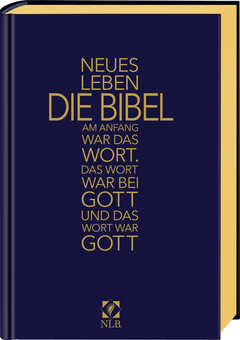 Neues Leben. Die Bibel. Taschenausgabe, Kunstleder, mit Kreuz, Goldschnitt