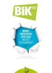 Bibel Intensiv Kolleg - Neues Testament