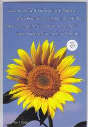 CD-Card: Dass Erde und Himmel dir blühen CD-Card: Dass Erde und Himmel dir blühen