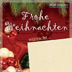 Frohe Weihnachten wünscht...