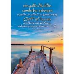 Dietrich Bonhoeffer - Poster: Von guten Mächten - Großposter Poster: Von guten Mächten - Großposter