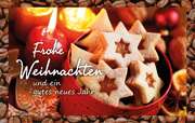 Kaffeekarte - Frohe Weihnachten Kaffeekarte - Frohe Weihnachten