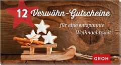 12 Verwöhngutscheine für eine entspannte Weihnachtszeit - Gutscheinbuch 12 Verwöhngutscheine für eine entspannte Weihnachtszeit - Gutscheinbuch