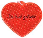 Reflektor Herz "Du bist geliebt" Reflektor Herz "Du bist geliebt"