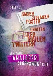 Postkarten: Statt zu smsen - 12 Stück Postkarten: Statt zu smsen - 12 Stück