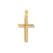 Anhänger Kreuz "Jemina" - goldfarben Anhänger Kreuz "Jemina" - goldfarben